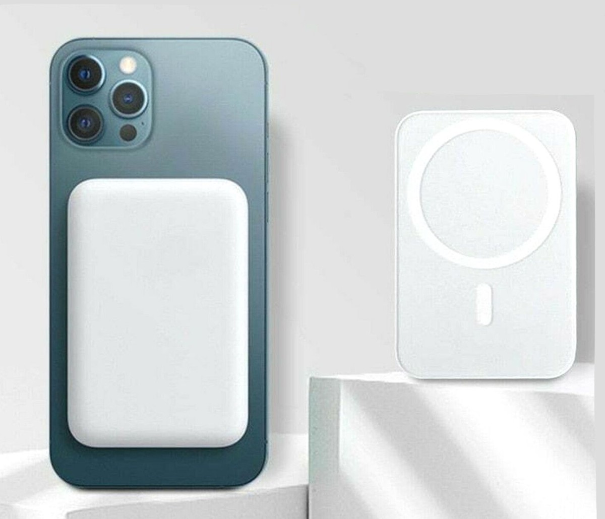 Base Magnetica MagSafe Per PopSocket: 2 Pezzi, Adattatore Per IPhone 15/14/13/12, Ricarica Wireless, Bianco Opaco - 3