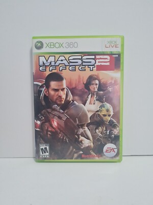Mass Effect 2 (Microsoft Xbox 360, 2010) GAME COMPLETE with MANUAL TESTED