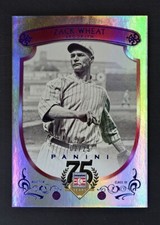 2014 Panini Hall of Fame 75th Anniversary #29 Zack Wheat 2/25 Blue Parallel Cubs