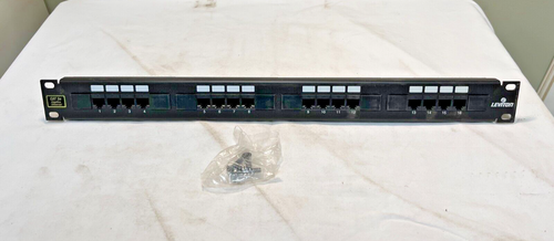 Leviton 5G584-U16 Univer Cat 5E Patch Panel 16 Port 8P8C T568A/B - Picture 2 of 3