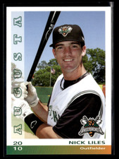 Nick Liles 2010 Augusta Green Jackets Team Set