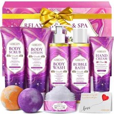 Spa Gifts for Women,Unique Mom Wife Womens Birthday to Relax 9 PCS SET