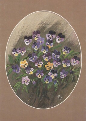 FLOWERS Vintage Ansichtskarte Postkarte CPSM #PBZ705.D