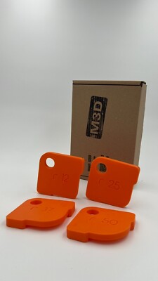 4 Stück Eckfräser Quick Jig/Radius Schablonen 0,5/1/1,5/2 Zoll 12/25/37/50 mm