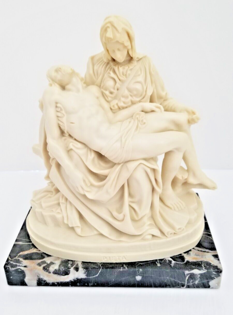 イタリア彫刻　A.Santini A. Santini Alabaster Sculpture Three Graces Dancing Italy