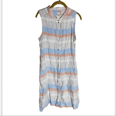 Cynthia Rowley Linen Stripe Shirt Dress Small | eBay Cynthia Rowley Linen Stripe Shirt Dress Small | eBay