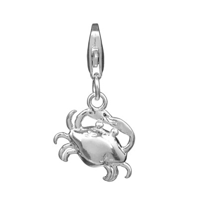 Sehr eleganter Silberanhänger - Charm - Krabbe - Sterlingsilber 925er