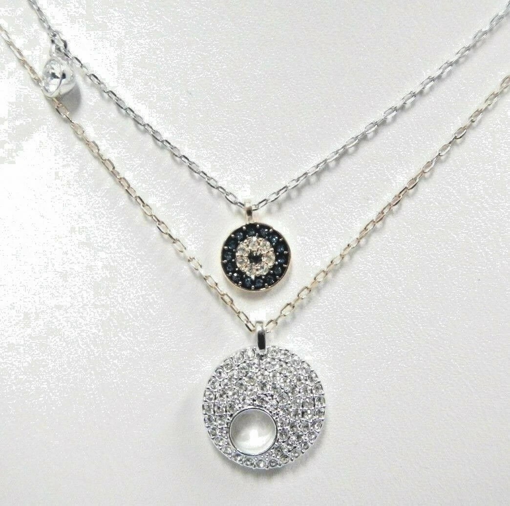 Swarovski evil eye pendant clearance necklace set
