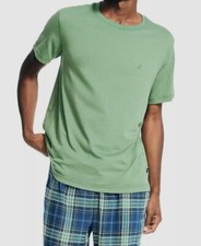 Nautica Men's Green Solid Classic-Fit Pajama Shirt Sleepwear size XXL