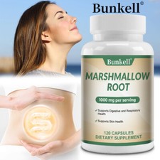 Marshmallow Root 1,000 Mg Per Serving Supports Digestive and Respiratory Health