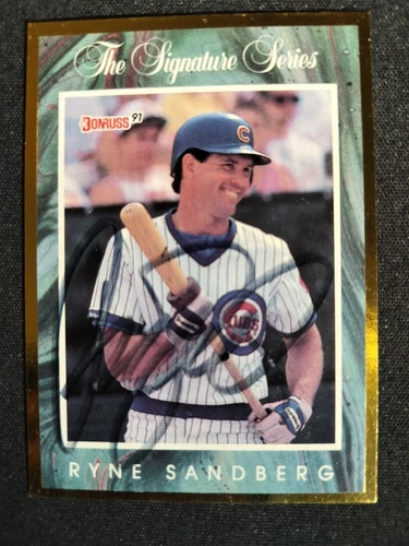 1991 Donruss Elite Signature Series Ryne Sandberg 1366/5000 RAW - NRMT-MT