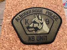 N/S Green Subdued  Albuquerque Police k9 k-9 State New Mexico NM