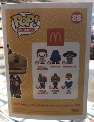 FUNKO POP #88 AD ICONS MAYOR McCHEESE | eBay