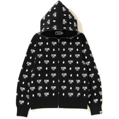 bape monogram hoodie