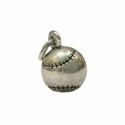 James Avery Baseball Charm 3d Sterling 
