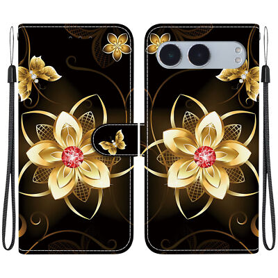 Lion Feather Deer Wallet Phone Case for Xiaomi Redmi Note 10 11 12 14 13 15 Pro+