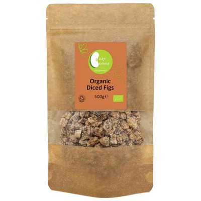 Bio sonnengetrocknete gehackte / gewürfelte Feigen von Busy Beans Bio (500g)