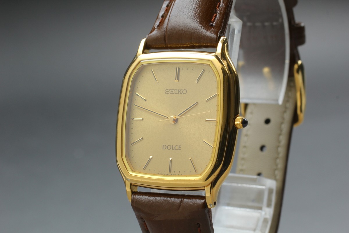 セイコー　SEIKO ドルチェ DOLCE クォーツ 腕時計 5E61-5A10 1999 Seiko Dolce 5E61-5A10 – TokeiMedic