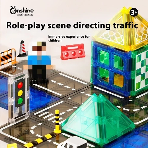 ONSHINE 4D Magnetic Building Blocks Set DIY Educational Toy Children Kids Gifts - Picture 2 of 9