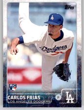 2015 Topps Series 2 Carlos Frias Rookie RC Insert Set Break Dodgers #434