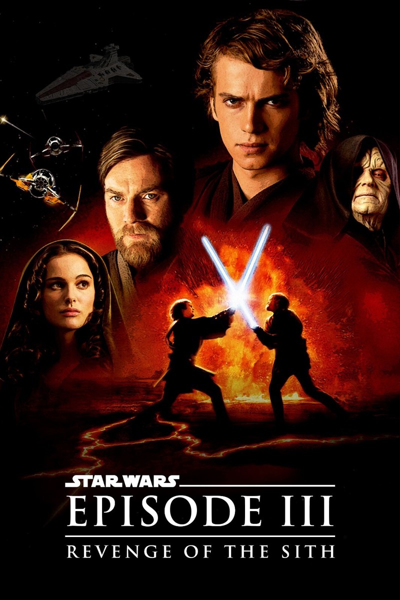 2005 Star Wars Episode III Revenge Of The Sith Movie Poster 11X17