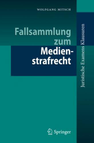 Thumbnail - Fallsammlung Zum Medienstrafrecht 3167