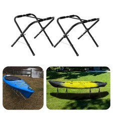 2 Pcs Foldable Portable Freestanding Kayak Stand Canoe Boat SUP Storage Rack
