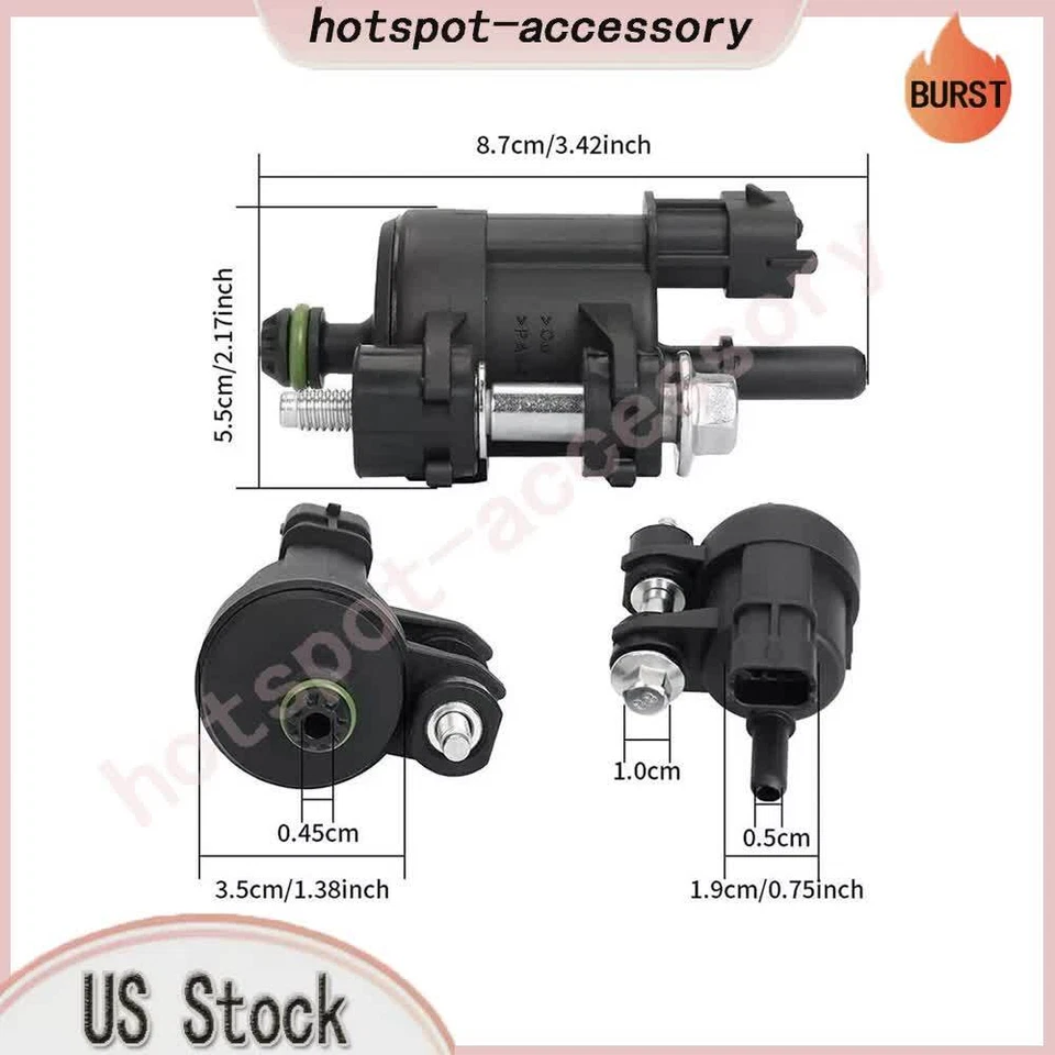 Nuevo solenoide de purga de bote de vapor para Chevy Chevrolet Camaro 12610560, 55593172 Foto 3 de 4
