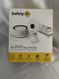 Safety 1st HD Wi-Fi Baby Monitor W/Sound & Movement Detecting Smart Audio New
