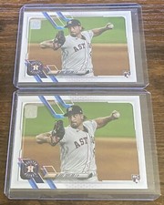Blake Taylor 2021 Topps Series 1 Rookie RC #228 Houston Astros Lot (2)