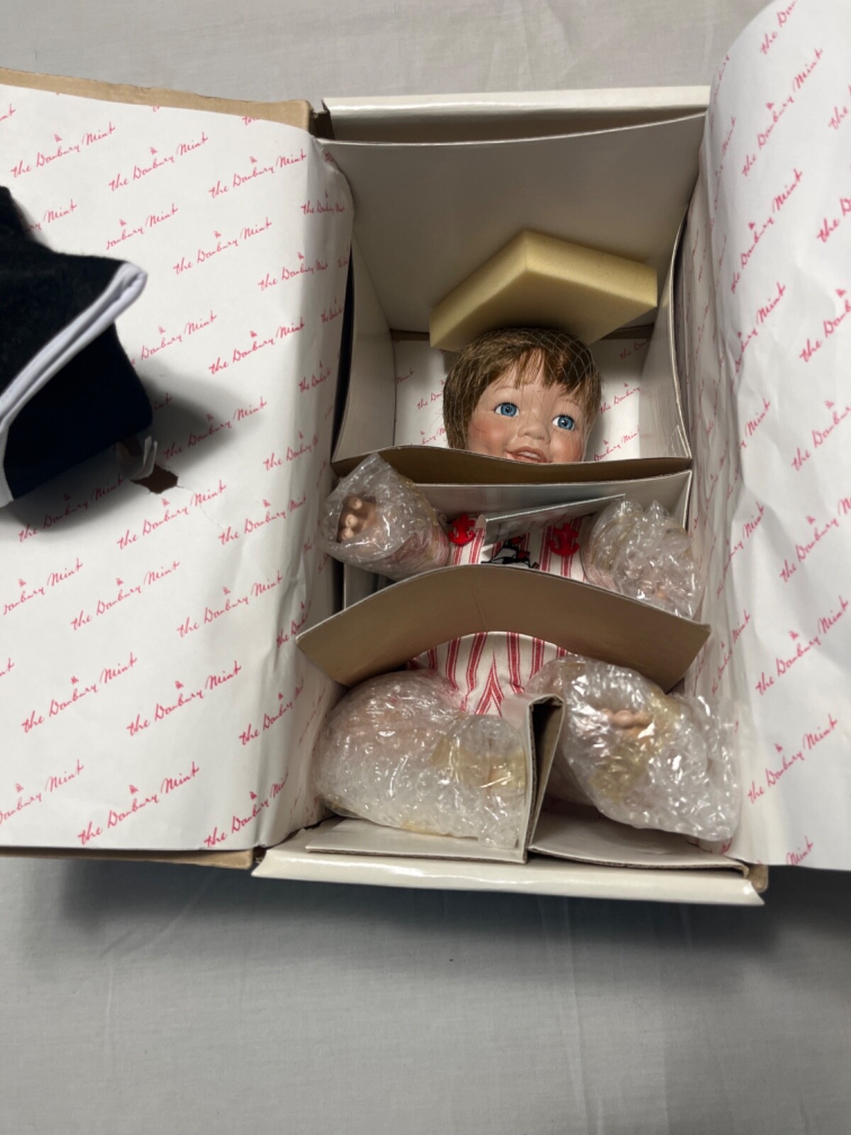 DANBURY MINT LINDA STEELE DANNY Porcelain Doll PIRATE HAT SWORD BOX