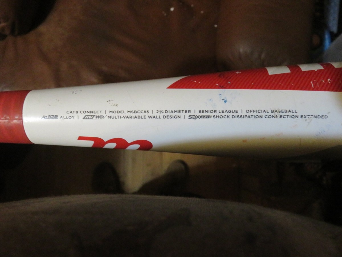 Batte Baseball Marucci CAT8 30 Pouces - Alliage AZ105, équilibrée, Jeune
