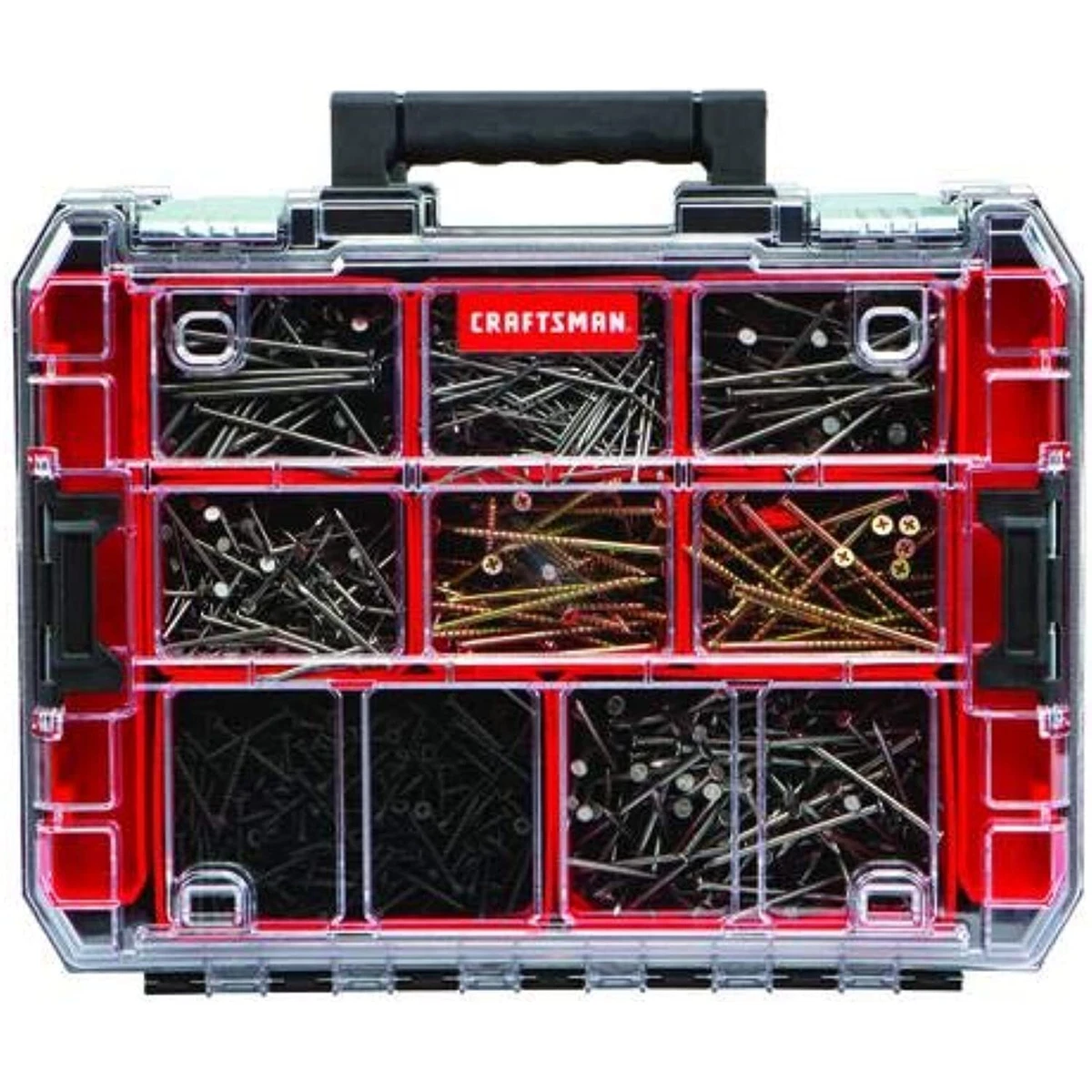 CRAFTSMAN VERSASTACK System 10 Compartment Plastic Small Parts Organizer
