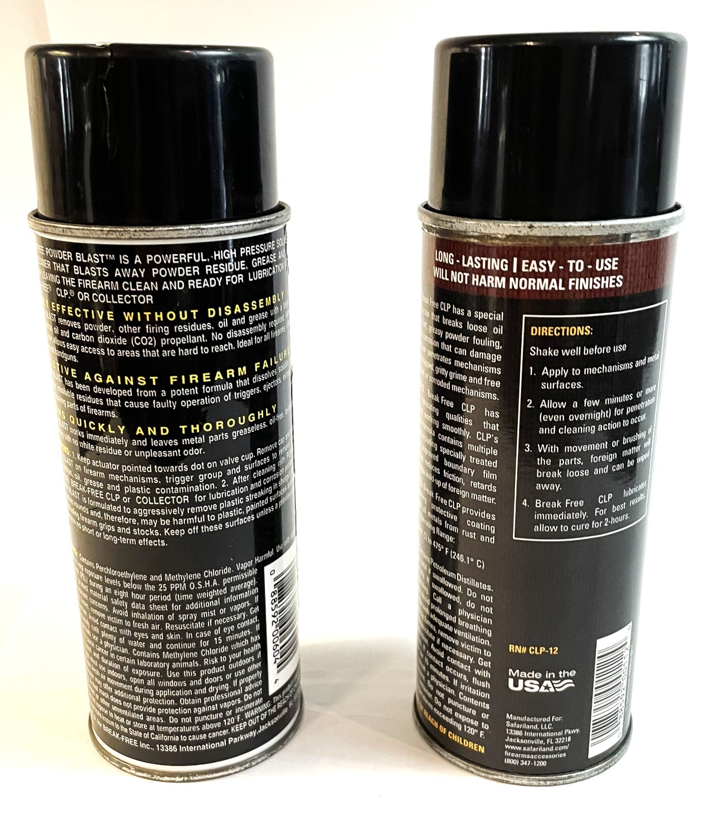 BreakFree CLP (12oz) & Powder Blast (16oz) Gun Cleaner, Lubricant