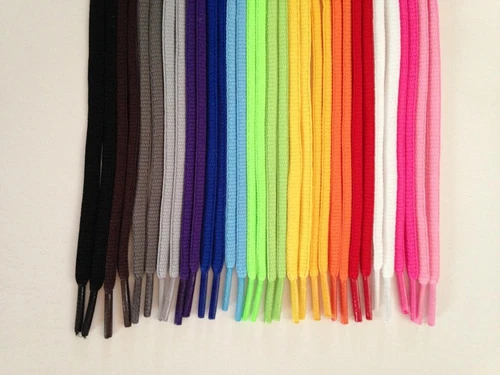 Lacci Rotondi Ovali Per Scarpe Sportive 50-130Cm ▼ - Foto 1 di 45