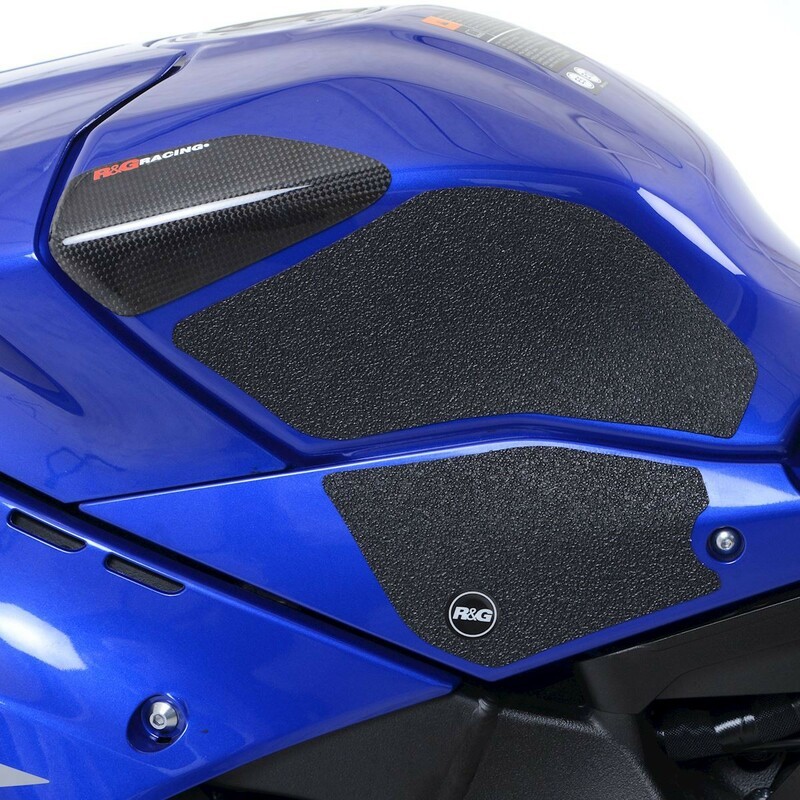 Kit poignée réservoir R&G RACING noir de haute précision en 4 pièces pour Yamaha YZF-R1