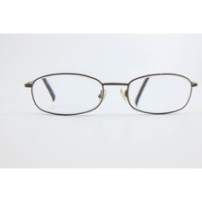 Jones New York Brown Oval Metal Eyeglass Frames 53-18-140 JNY42819