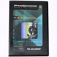 M-Audio Pro Sessions 38 Abstract World Fusion II Loops Sound Library/Sampling CD