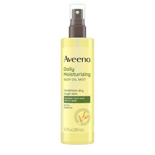 Aveeno Daily Moisturizing Dry Body Oil Mist with Oat & Jojoba Oil for Dry, Rough