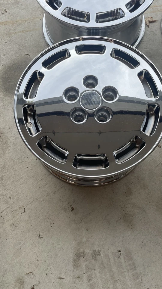 OEM 1986 Ford Mustang SVO Factory Wheels Set of 4 chromed 16x7 E4ZX1007AB - Image 2 of 4