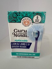 GURU NANDA LION LAMB 2.0 ELECTRIC TOOTHBRUSH HEADS 6 COUNT