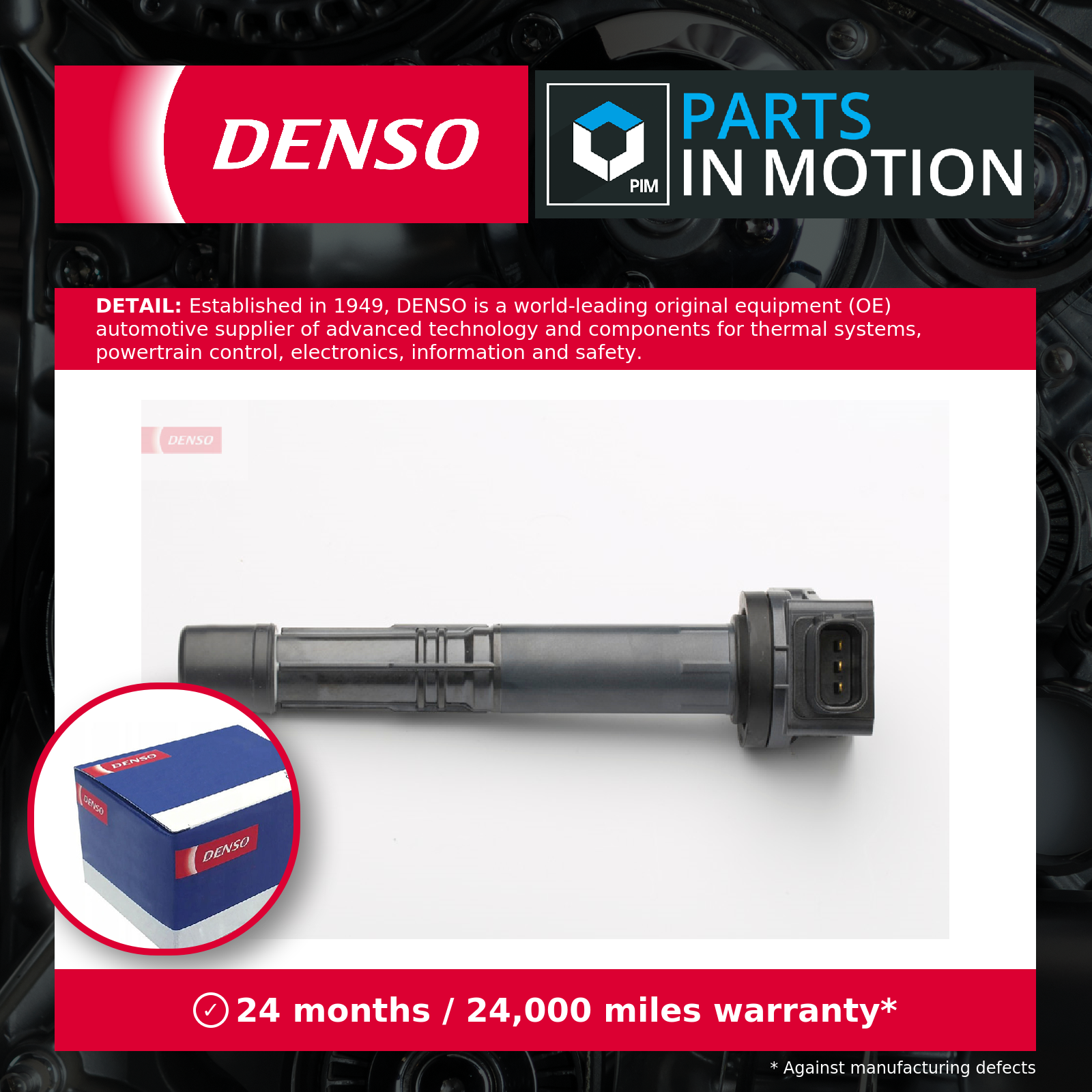 Ignition Coil DIC-0105 DENSO 30520PNA007 30520RAA007 30520RRA007 Quality New - Image 6