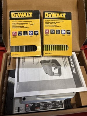 Porter-Cable Heavy Duty 3/8-in. Crown Stapler - TS056 + 2 Straples Boxes