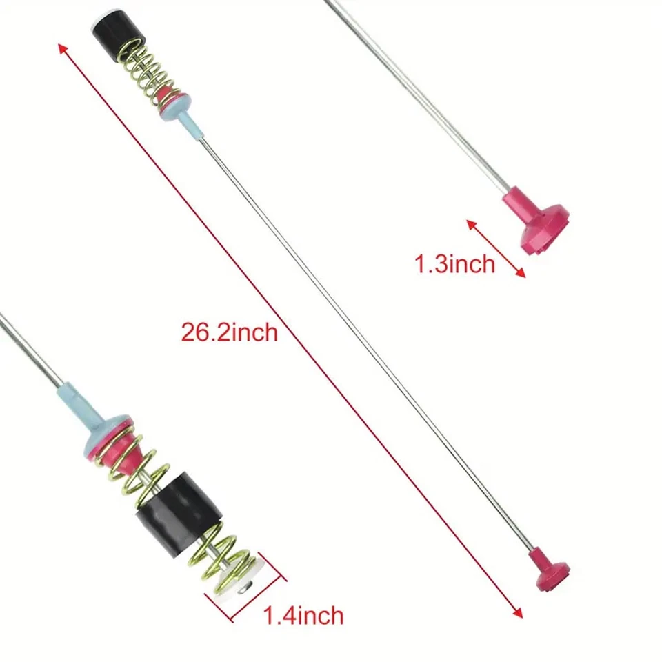 Kit de varilla de suspensión/amortiguador de lavadora DC97-05280W DC97-16350U reemplazo para Samsung Foto 2 de 4