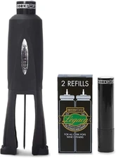  Legacy Wine Opener w/ 3 Refill Cartridges Built-in 4-Blade Foil Cutter