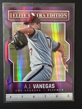 2014 panini elite extra exition A.J. Vanegas Purple Die-Cut 004/150