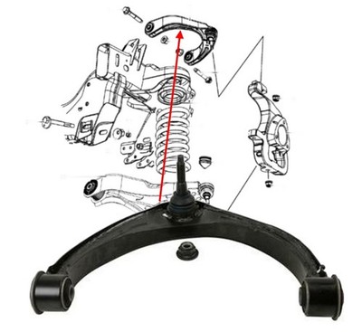 Querlenker vorne oben rechts Dodge RAM 1500 Bj:09-25 2WD & 4WD (Gen.4)