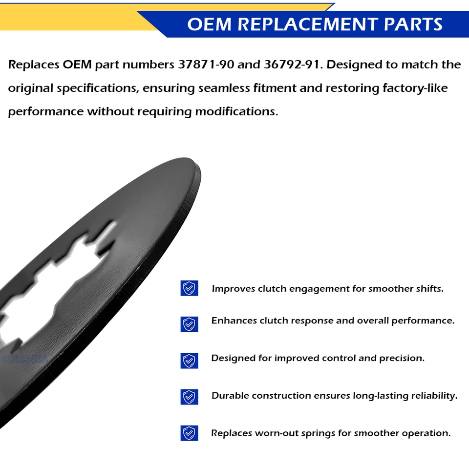 Clutch diaphragm spring kit for Harley Heritage Softail /Electra Glide 1990-1997 - Image 3 of 4