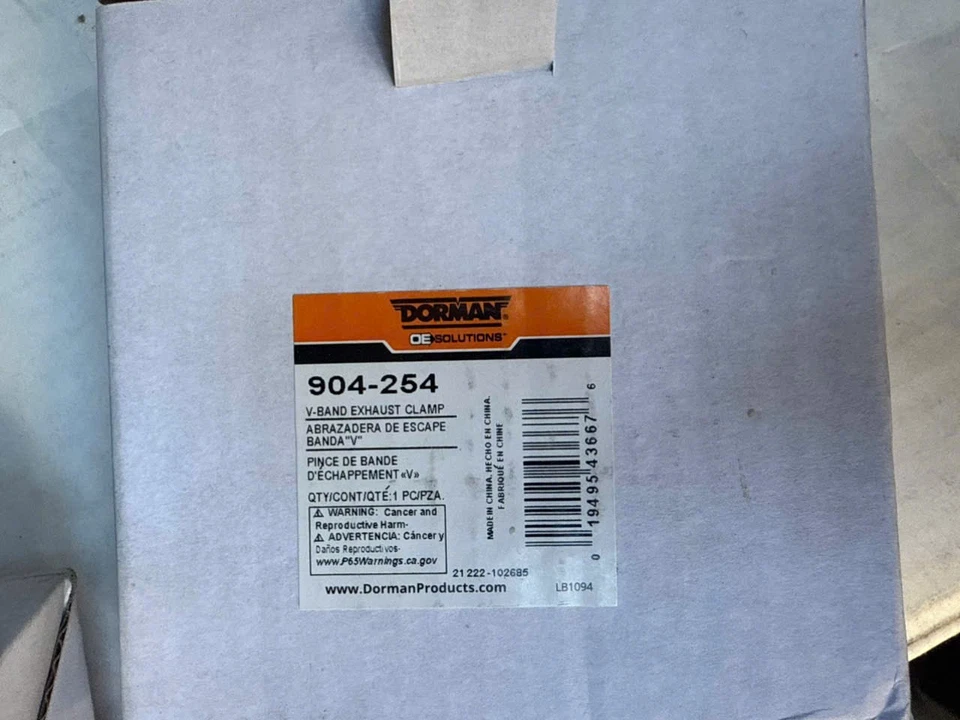 Braçadeira de escape para 2005-2006 Chevrolet Silverado 3500 Turbo 6.6L V8 DIESEL OHV - Imagem 2 de 2