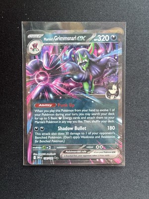 Marnie's Grimmsnarl ex 136/182 Holo Destined Rivals Pokémon Card